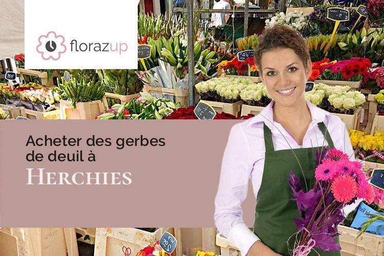 créations florales pour une crémation à Herchies (Oise/60112)