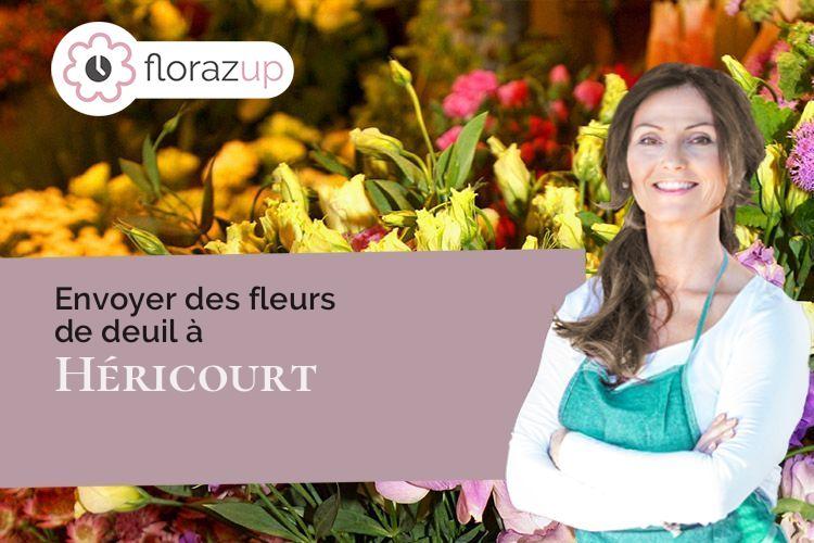 couronnes florales pour des obsèques à Héricourt (Haute-Saône/70400)