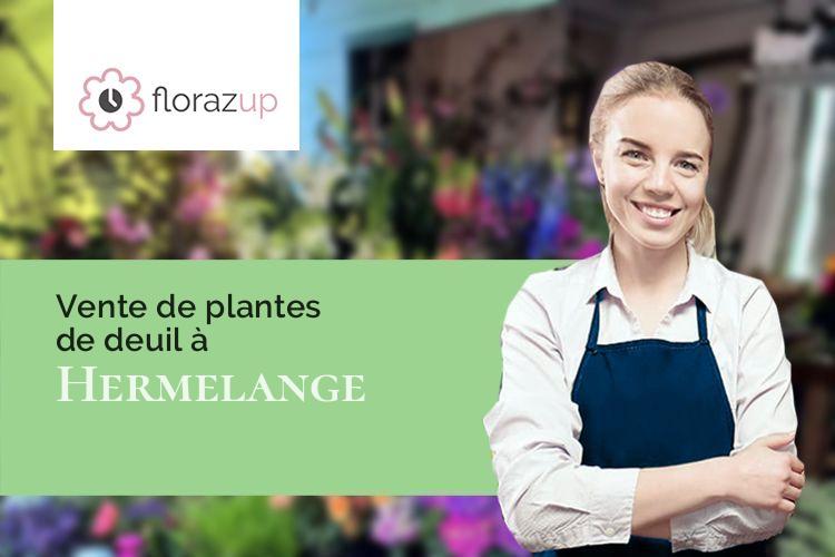 créations florales pour des obsèques à Hermelange (Moselle/57790)