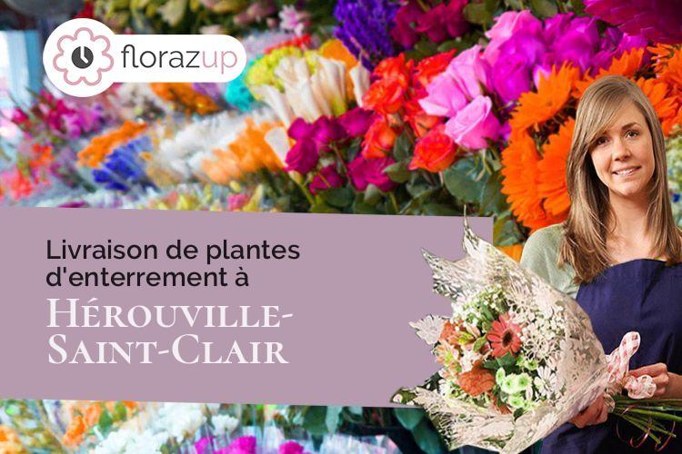 fleurs deuil pour un décès à Hérouville-Saint-Clair (Calvados/14200)