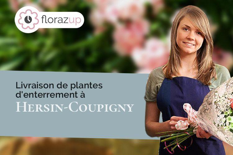 couronnes florales pour un décès à Hersin-Coupigny (Pas-de-Calais/62530)