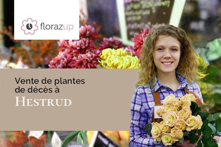 créations florales pour un décès à Hestrud (Nord/59740)