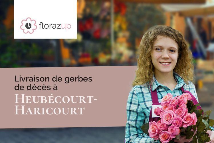 gerbes de fleurs pour un décès à Heubécourt-Haricourt (Eure/27630)