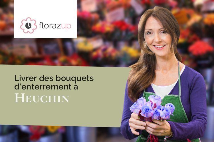 couronnes florales pour un décès à Heuchin (Pas-de-Calais/62134)