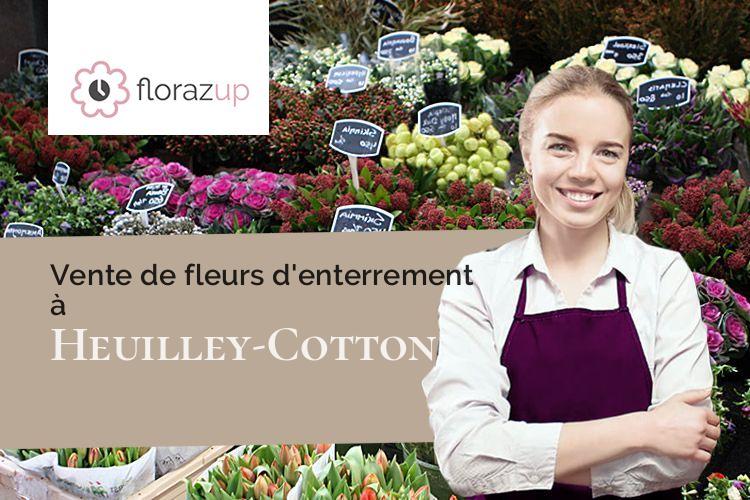 plantes pour un deuil à Heuilley-Cotton (Haute-Marne/52600)