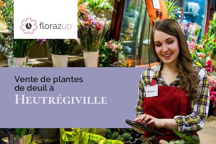 créations florales pour une crémation à Heutrégiville (Marne/51110)