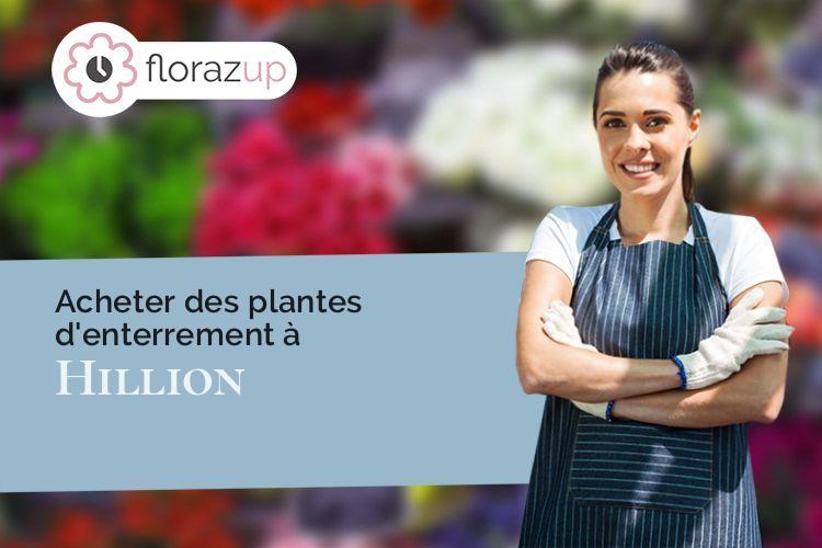 couronnes florales pour un enterrement à Hillion (Côtes-d'Armor/22120)