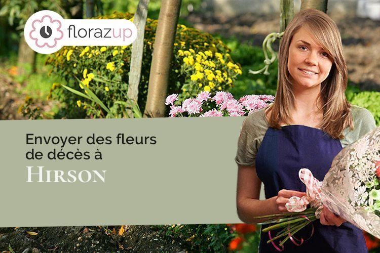 compositions florales pour des funérailles à Hirson (Aisne/02500)
