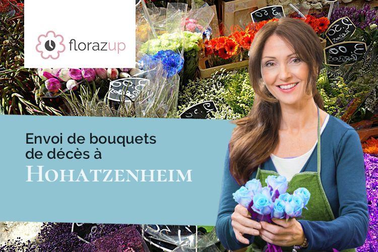 couronnes florales pour une crémation à Hohatzenheim (Bas-Rhin/67170)