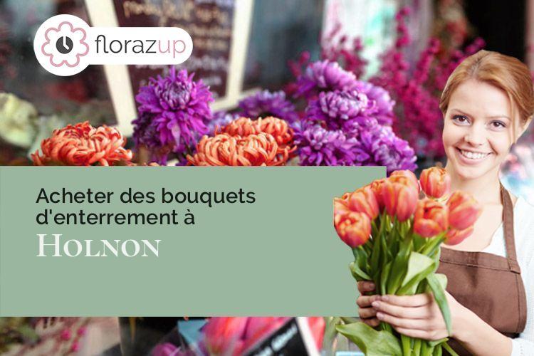 gerbes de fleurs pour un enterrement à Holnon (Aisne/02760)