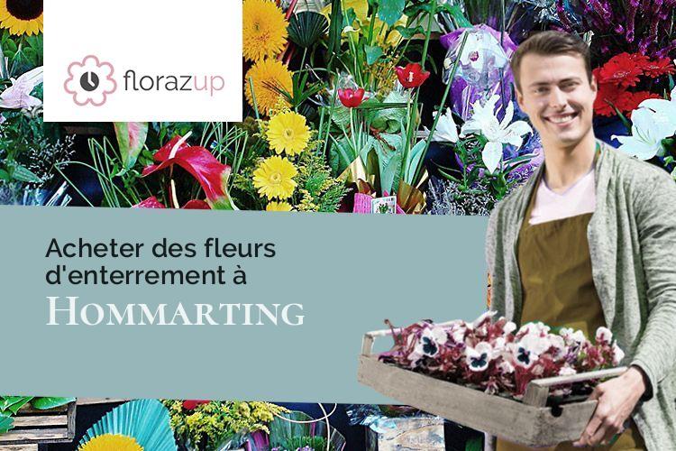 compositions florales pour un deuil à Hommarting (Moselle/57400)