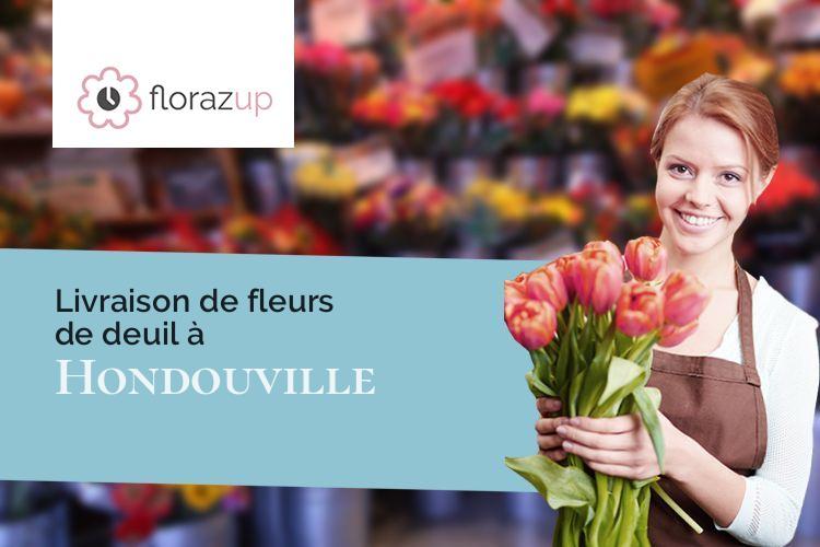 créations florales pour un décès à Hondouville (Eure/27400)