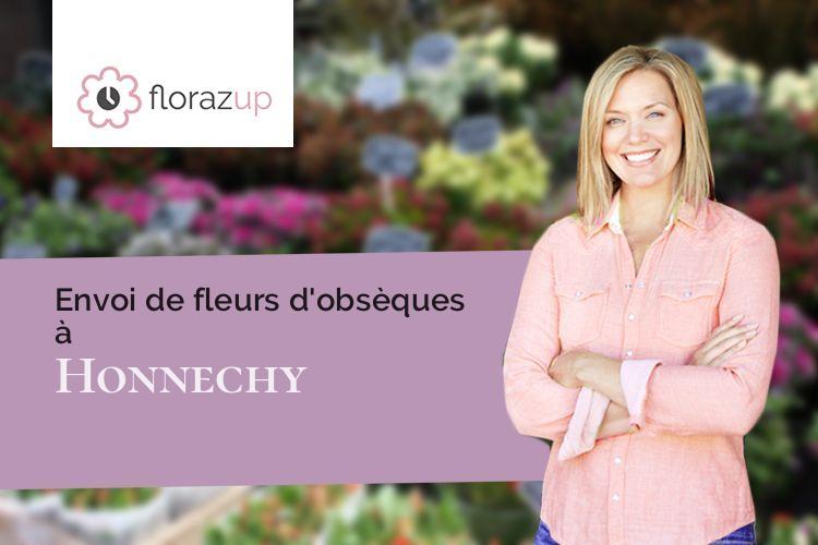 créations de fleurs pour un enterrement à Honnechy (Nord/59980)