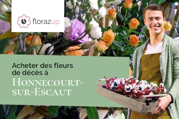 couronnes florales pour un décès à Honnecourt-sur-Escaut (Nord/59266)