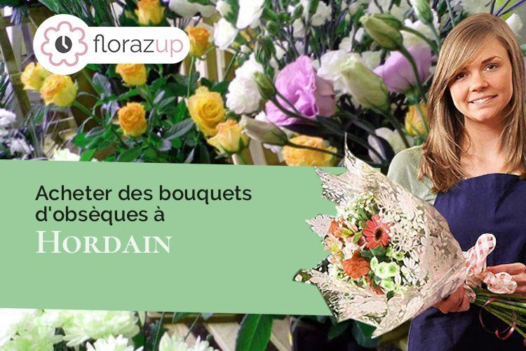 coupes de fleurs pour des obsèques à Hordain (Nord/59111)