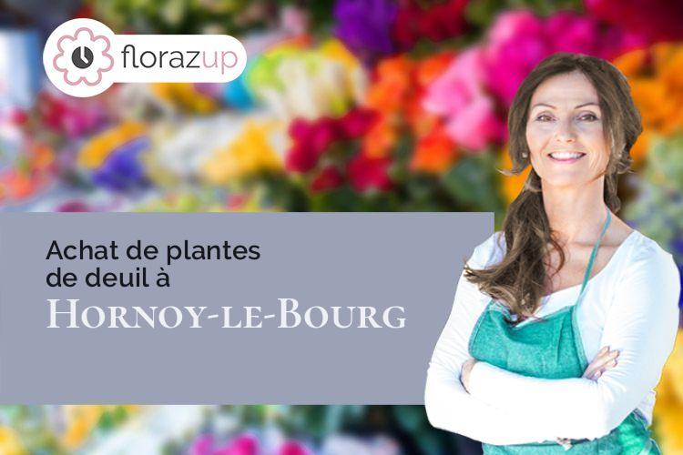 fleurs deuil pour un décès à Hornoy-le-Bourg (Somme/80640)