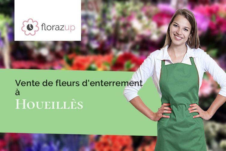 compositions florales pour des funérailles à Houeillès (Lot-et-Garonne/47420)