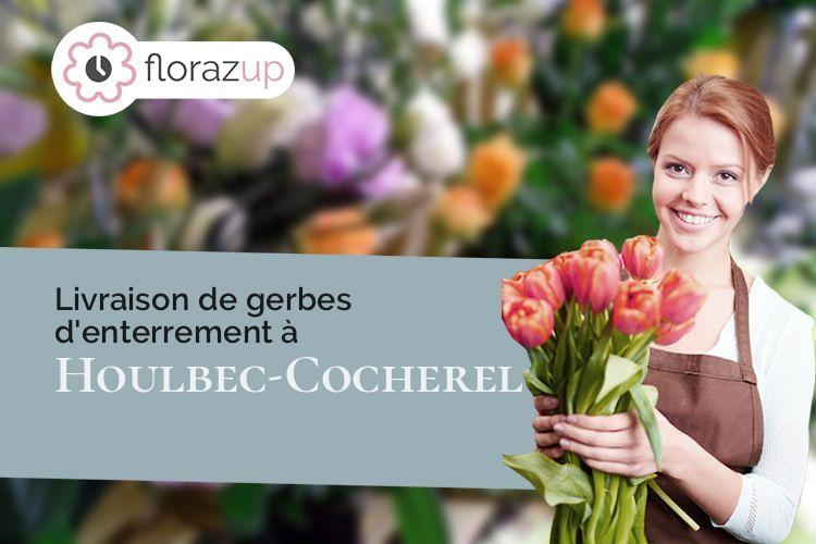 compositions de fleurs pour une crémation à Houlbec-Cocherel (Eure/27120)