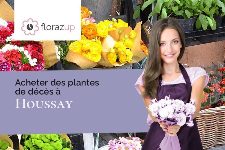 fleurs deuil pour des obsèques à Houssay (Mayenne/53360)