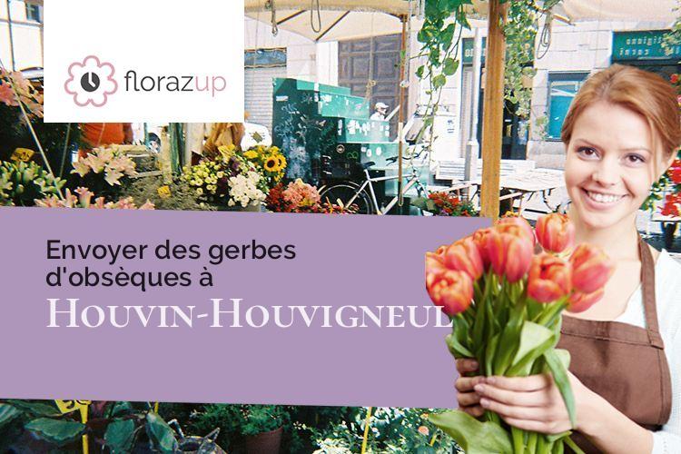 coeurs de fleurs pour un décès à Houvin-Houvigneul (Pas-de-Calais/62270)