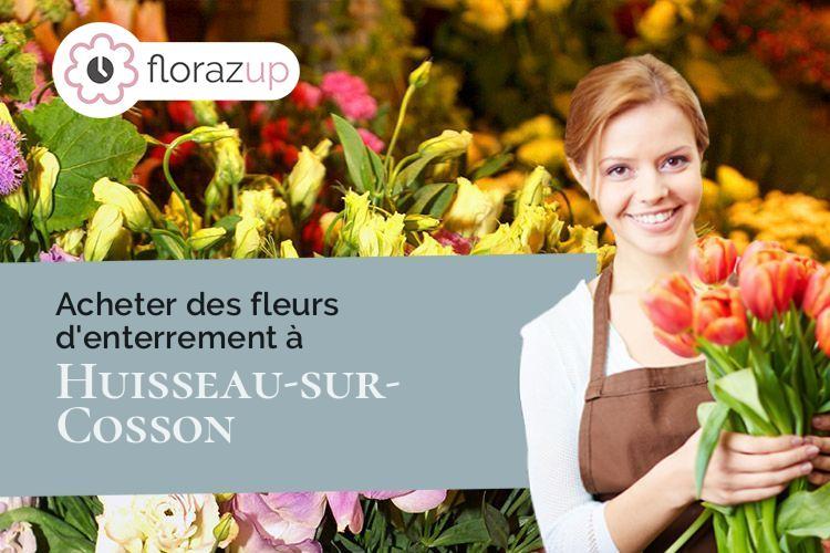 gerbes de fleurs pour des obsèques à Huisseau-sur-Cosson (Loir-et-Cher/41350)