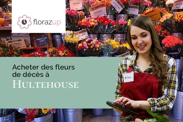 fleurs deuil pour des obsèques à Hultehouse (Moselle/57820)