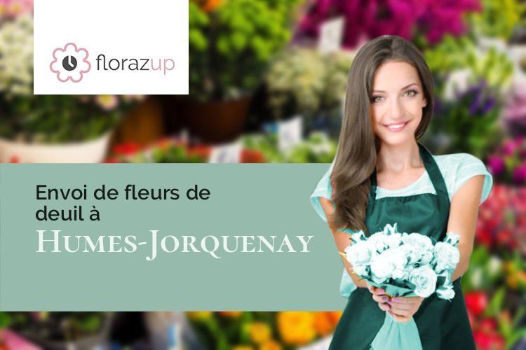 bouquets de fleurs pour des funérailles à Humes-Jorquenay (Haute-Marne/52200)