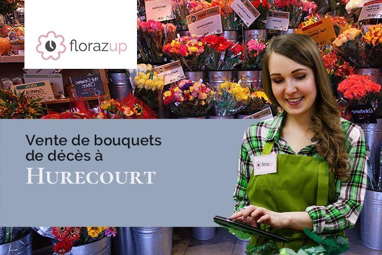 compositions de fleurs pour des obsèques à Hurecourt (Haute-Saône/70210)