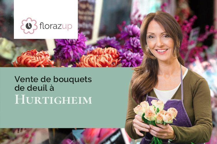 bouquets de fleurs pour un enterrement à Hurtigheim (Bas-Rhin/67117)