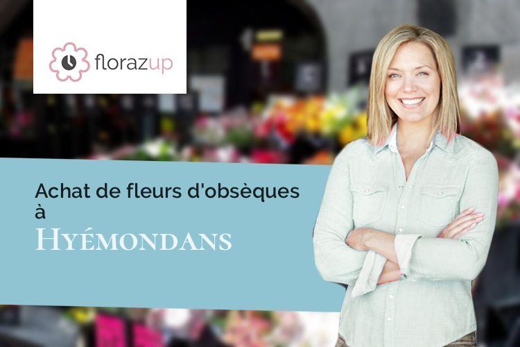 bouquets de fleurs pour un décès à Hyémondans (Doubs/25250)