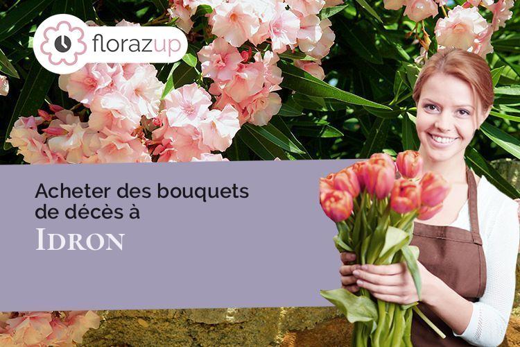 couronnes florales pour des obsèques à Idron (Pyrénées-Atlantiques/64320)