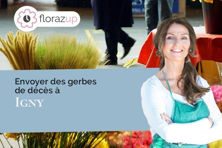 fleurs deuil pour des obsèques à Igny (Essonne/91430)