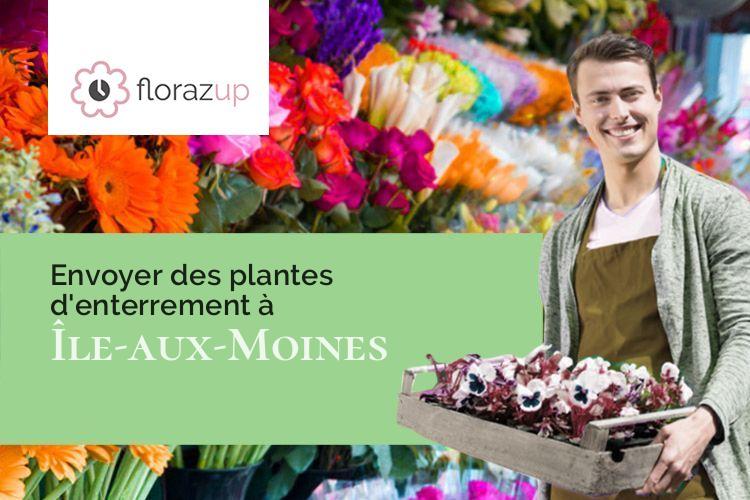 couronnes florales pour des obsèques à Île-aux-Moines (Morbihan/56780)