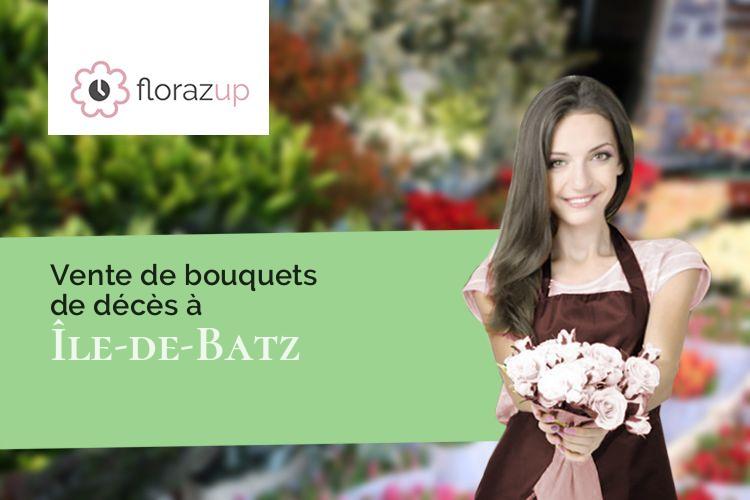 couronnes florales pour des obsèques à Île-de-Batz (Finistère/29253)