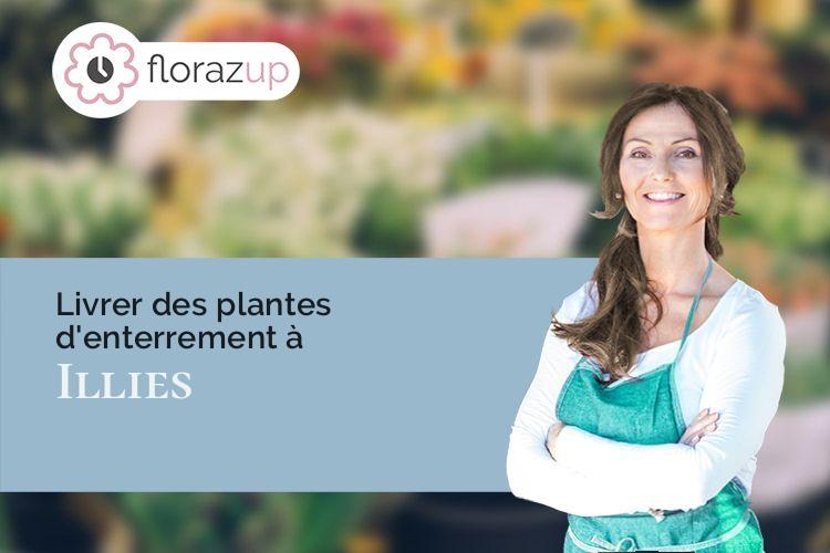 plantes pour des funérailles à Illies (Nord/59480)