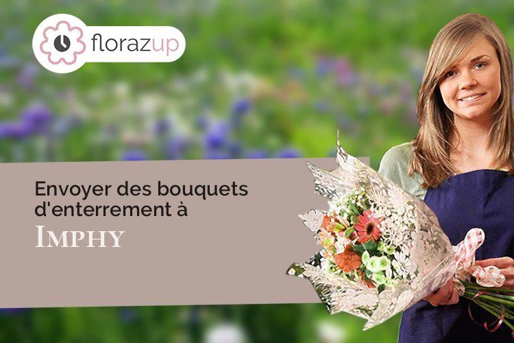 coeur de fleurs pour un enterrement à Imphy (Nièvre/58160)