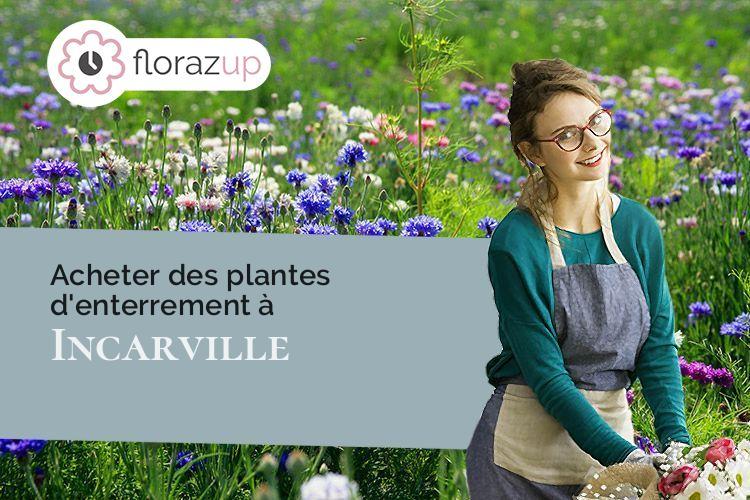compositions florales pour un décès à Incarville (Eure/27400)