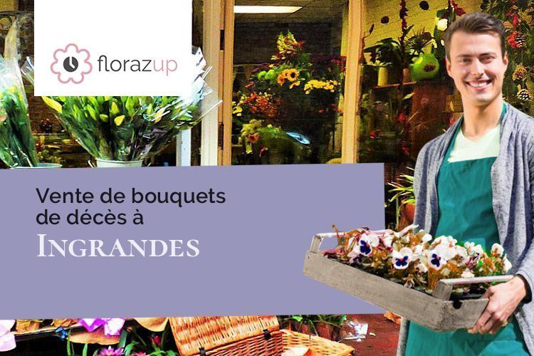 couronnes de fleurs pour une crémation à Ingrandes (Indre/36300)