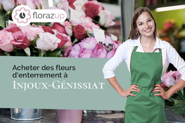 bouquets de fleurs pour une crémation à Injoux-Génissiat (Ain/01200)