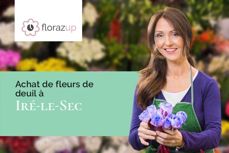 bouquets de fleurs pour des funérailles à Iré-le-Sec (Meuse/55600)