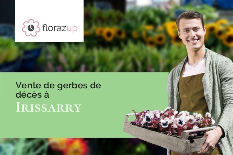 couronnes florales pour des obsèques à Irissarry (Pyrénées-Atlantiques/64780)
