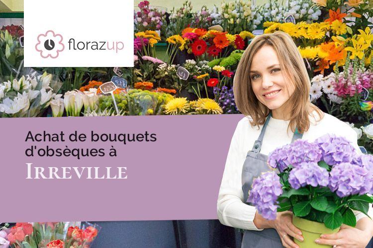 fleurs deuil pour un deuil à Irreville (Eure/27930)