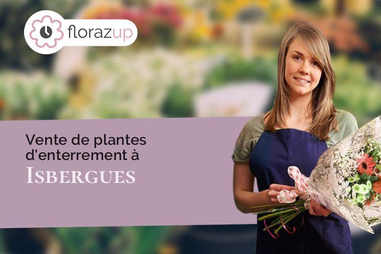 coupes de fleurs pour un enterrement à Isbergues (Pas-de-Calais/62330)