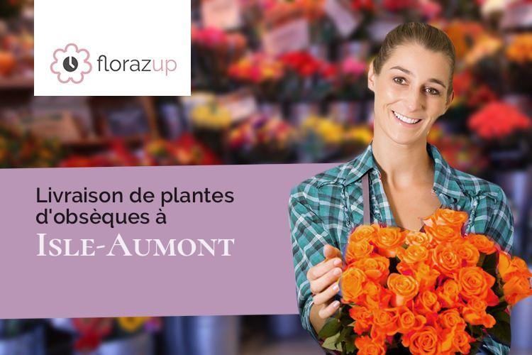 créations florales pour un enterrement à Isle-Aumont (Aube/10800)