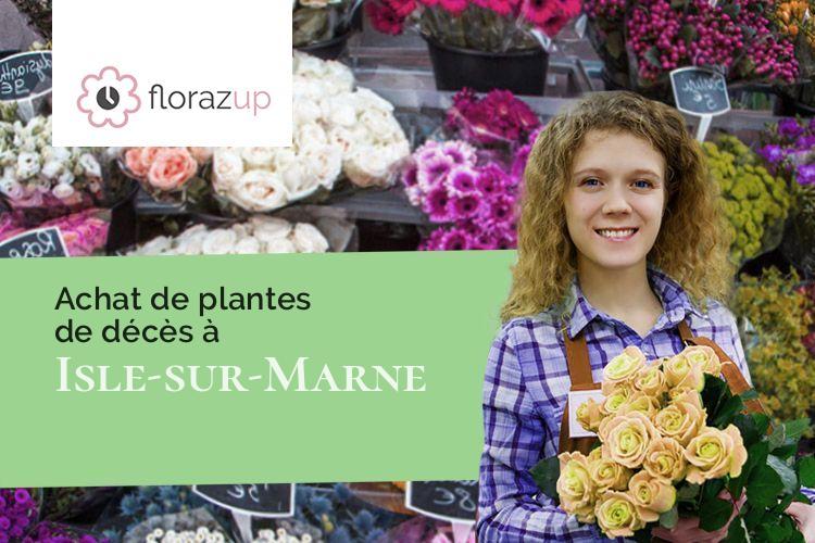 coupes de fleurs pour des obsèques à Isle-sur-Marne (Marne/51290)