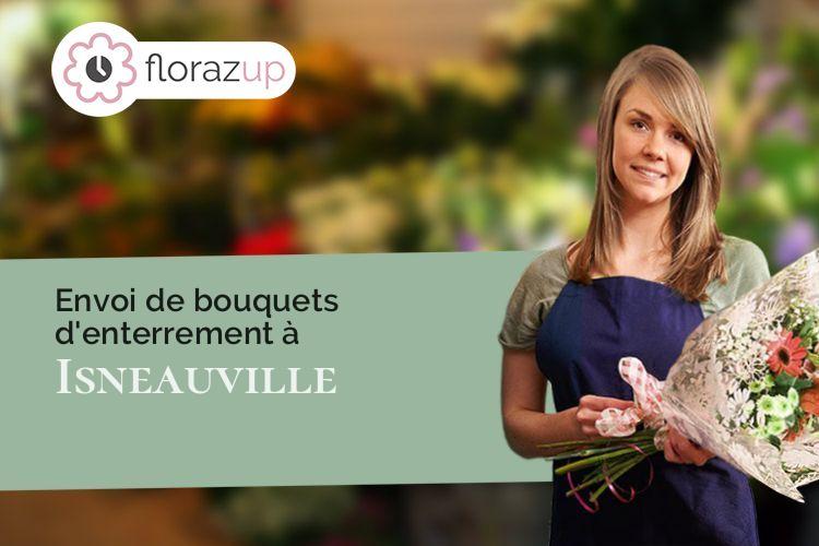 créations de fleurs pour un décès à Isneauville (Seine-Maritime/76230)