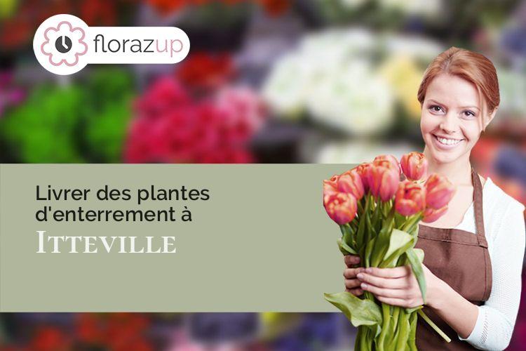 compositions florales pour un enterrement à Itteville (Essonne/91760)