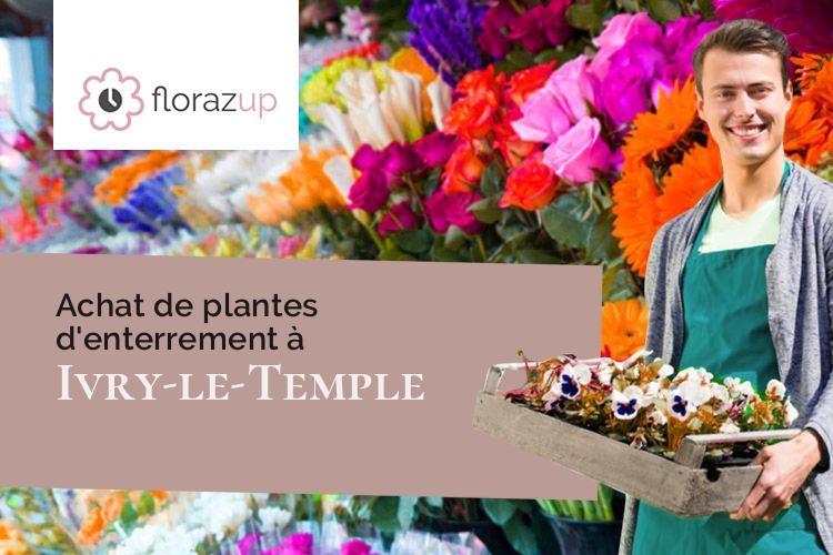 bouquets de fleurs pour un enterrement à Ivry-le-Temple (Oise/60173)