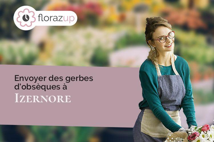 couronnes florales pour un décès à Izernore (Ain/01580)