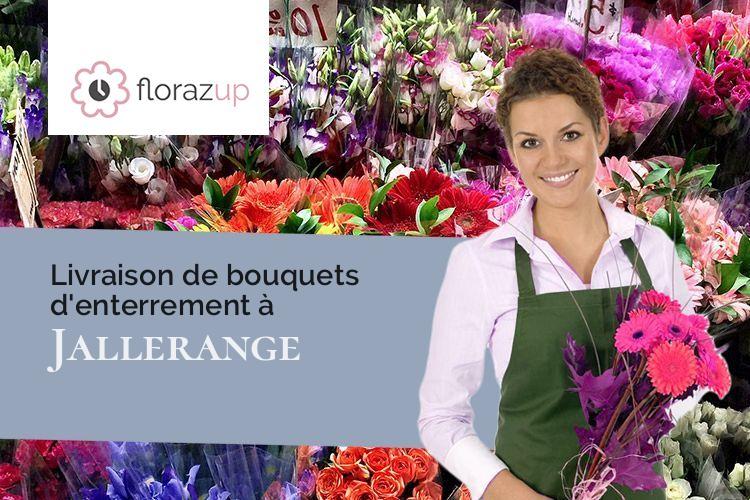 coupes de fleurs pour des funérailles à Jallerange (Doubs/25170)